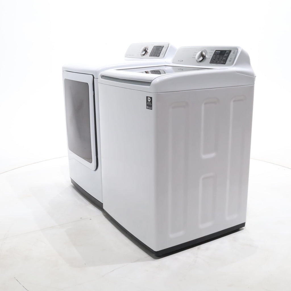 Pictures of Samsung 4.5 Top Load Washing Machine with Diamond Drum and 7.4 cu. ft. Steam Electric Dryer with Smart Care - Certified Refurbished - Neu Appliance Outlet - Discount Appliance Outlet in Austin, Tx