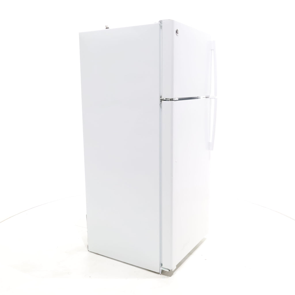 Pictures of White GE 17.5 cu. ft. Top Freezer Refrigerator with Upfront Temperature Controls - Certified Refurbished - Neu Appliance Outlet - Discount Appliance Outlet in Austin, Tx