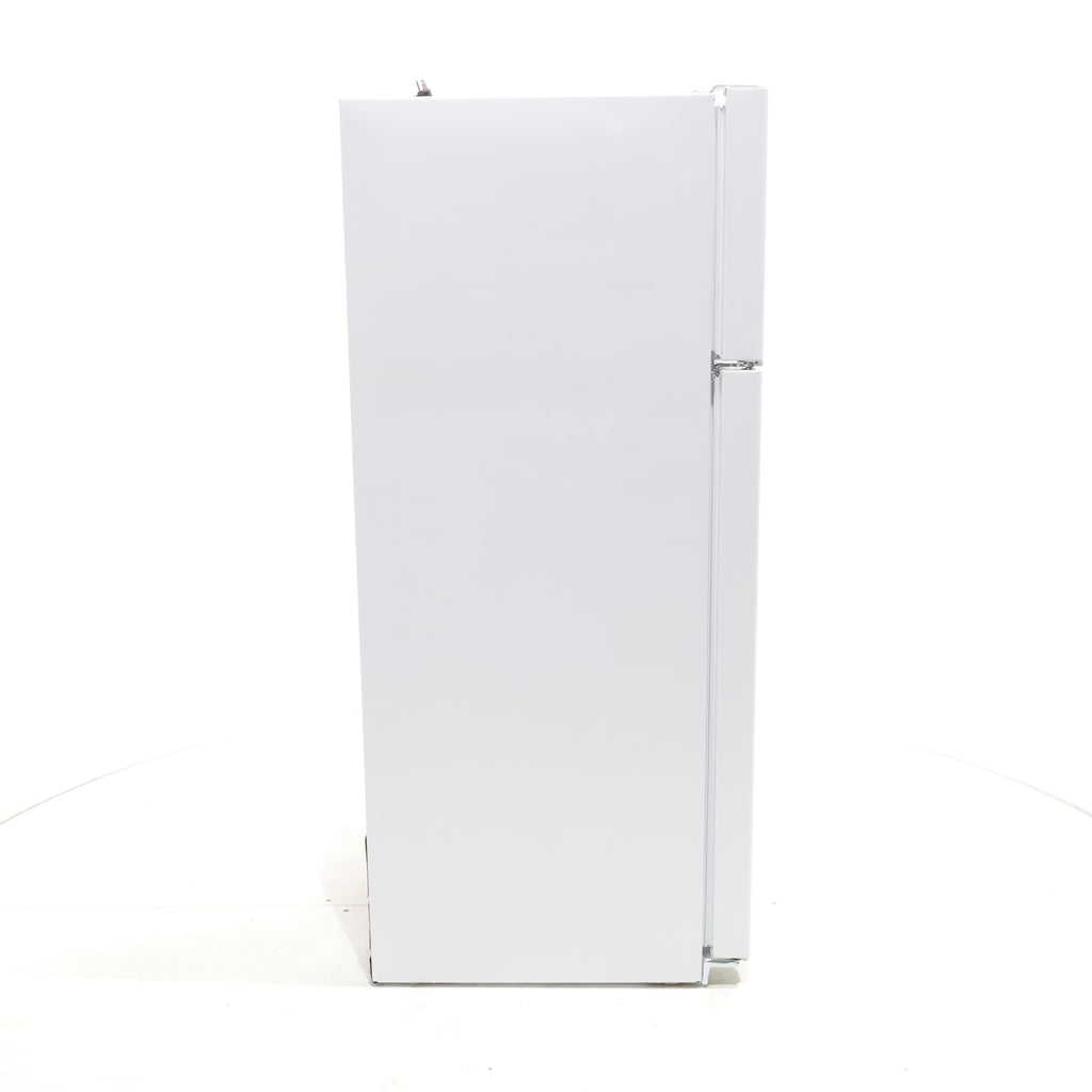 Pictures of White GE 17.5 cu. ft. Top Freezer Refrigerator with Upfront Temperature Controls - Certified Refurbished - Neu Appliance Outlet - Discount Appliance Outlet in Austin, Tx