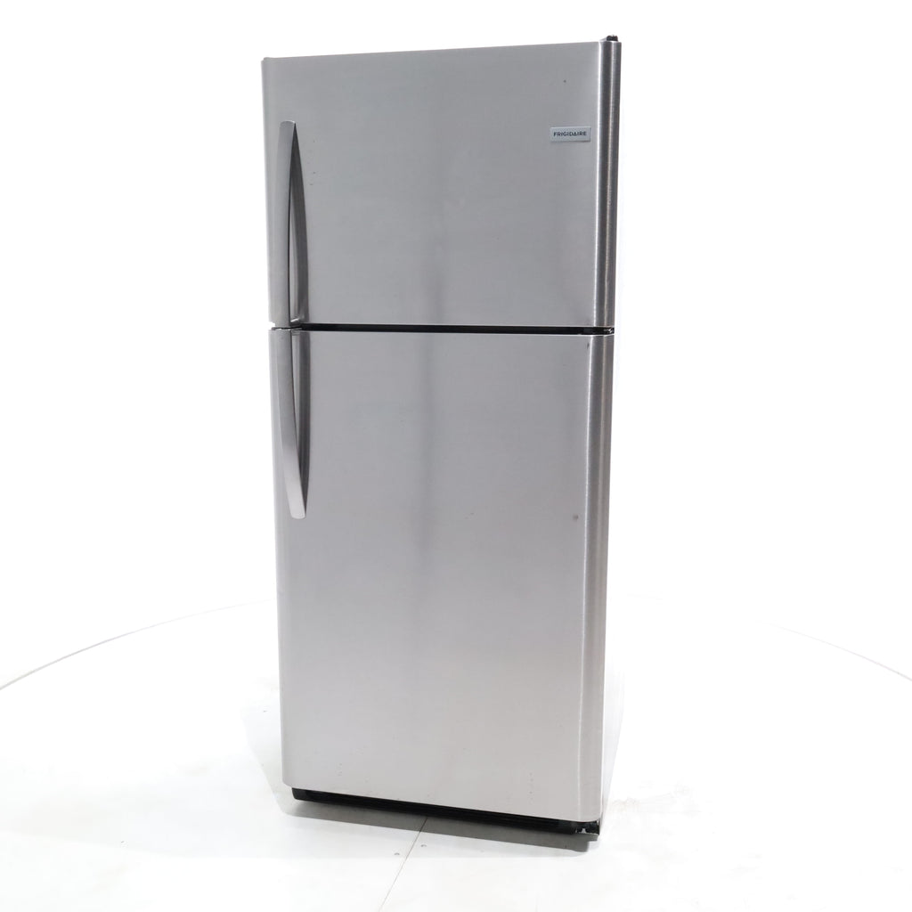 Pictures of EasyCare Stainless Steel Frigidaire 20.4 cu. ft. Top Freezer with Reversible Doors - Certified Refurbished - Neu Appliance Outlet - Discount Appliance Outlet in Austin, Tx