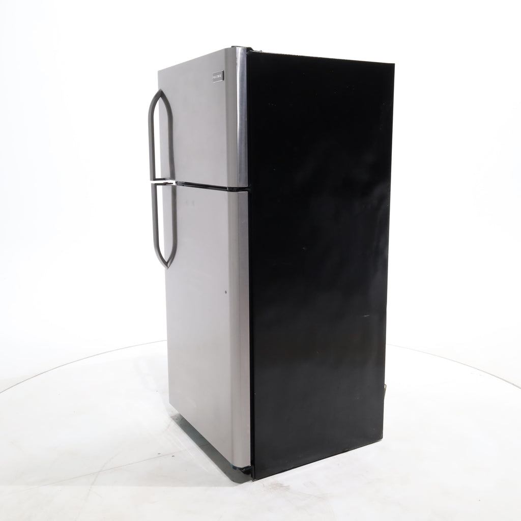 Pictures of Stainless Steel ENERGY STAR Frigidaire 18 cu. ft. Top Freezer Refrigerator with Garage Ready - Certified Refurbished - Neu Appliance Outlet - Discount Appliance Outlet in Austin, Tx