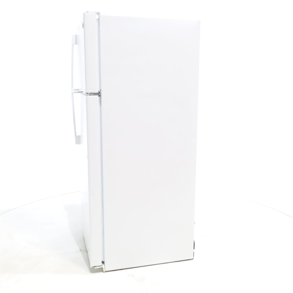 Pictures of GE White 17.5 cu. ft. Top Freezer Refrigerator with Ice Maker and Reversible Hinges - Certified Refurbished - Neu Appliance Outlet - Discount Appliance Outlet in Austin, Tx