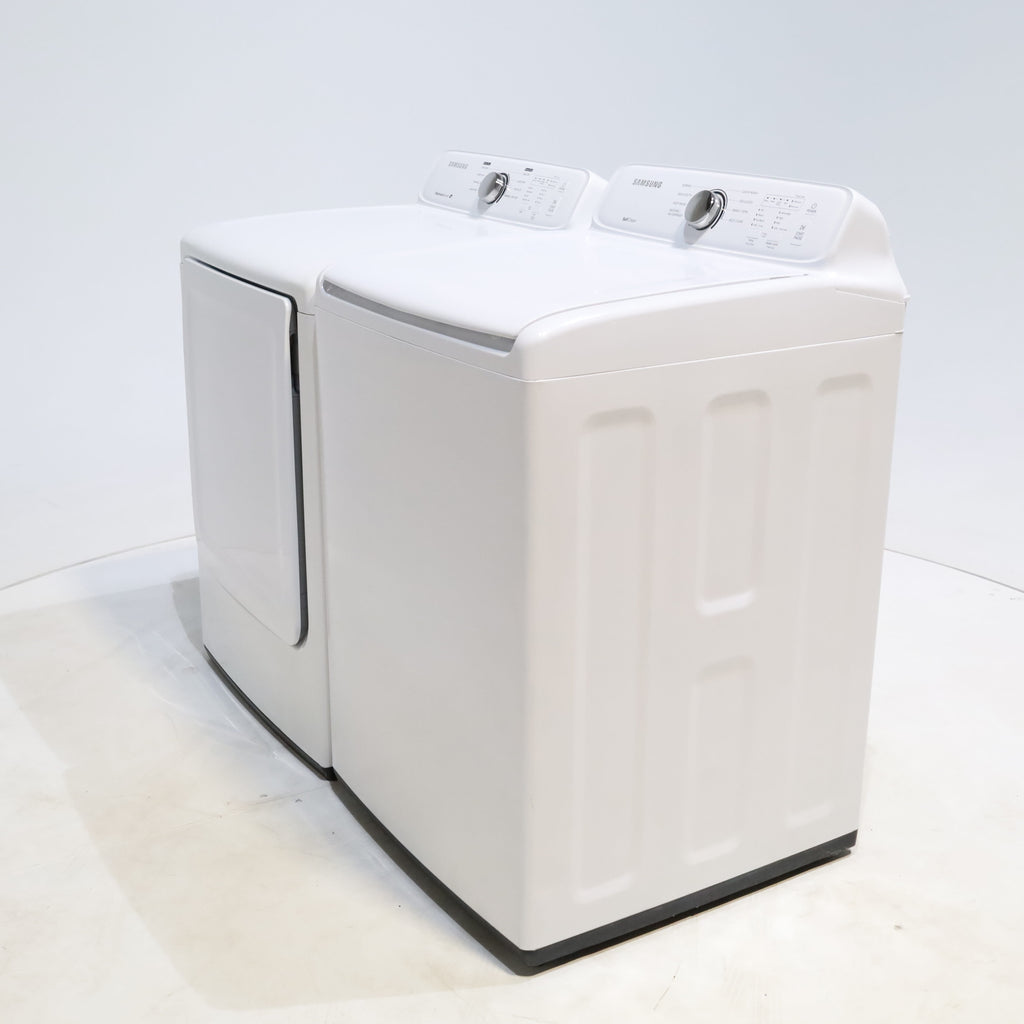 Pictures of Samsung 4.5 cu. ft. Top Load Washing Machine with VRT Plus Technology and 7.2 cu. ft. Gas Dryer with Stainless Drum - Scratch & Dent - Minor - Neu Appliance Outlet - Discount Appliance Outlet in Austin, Tx