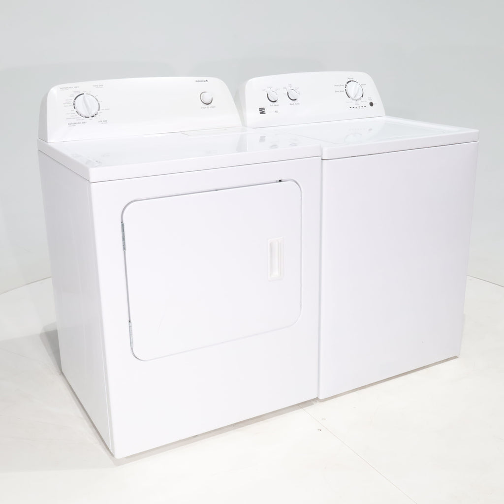 Pictures of HE Kenmore 3.5 cu ft. Top Load Washer with Dual-Action Agitator and 6.5 cu. ft. Electric Dryer with Automatic Dry Cycles - C - Neu Appliance Outlet - Discount Appliance Outlet in Austin, Tx