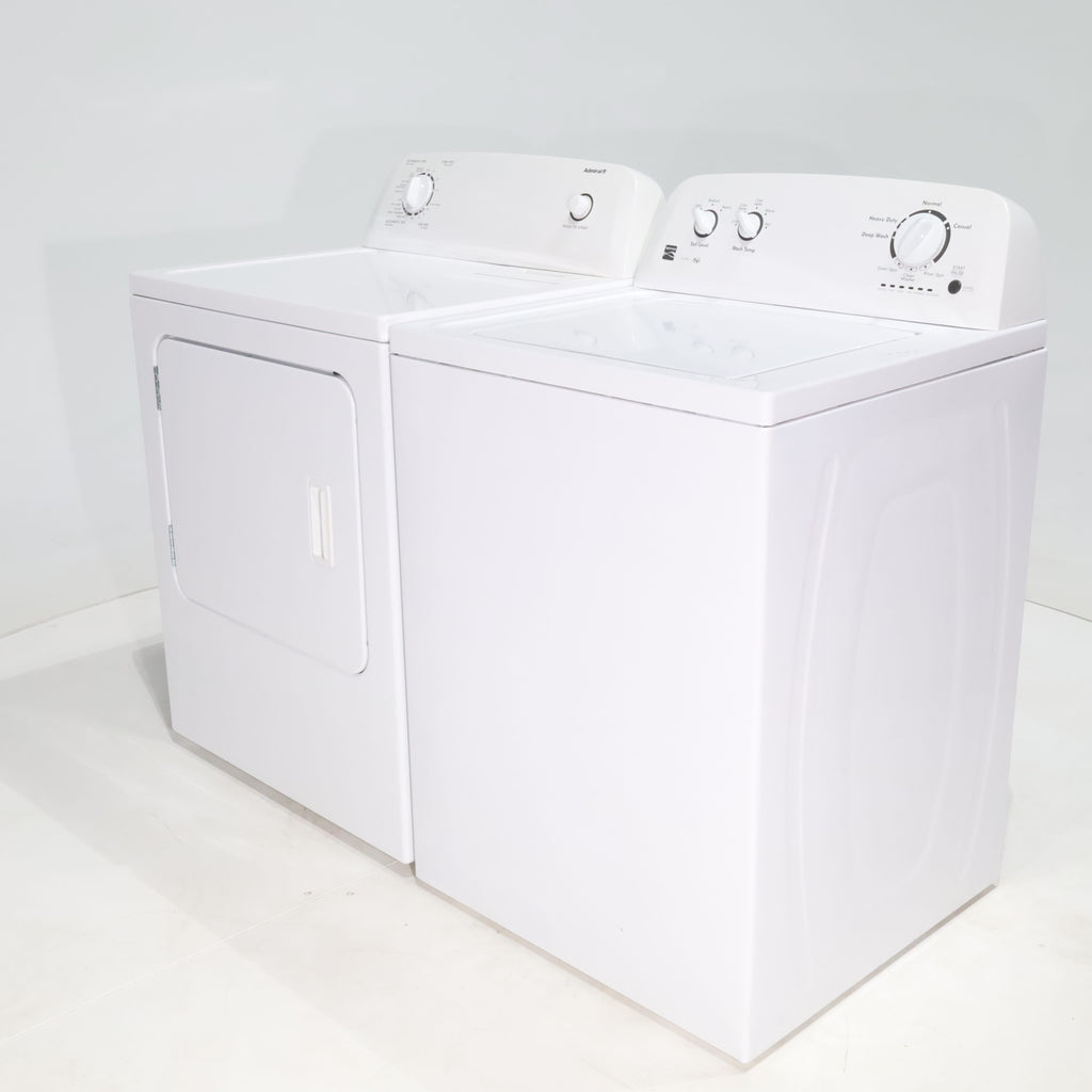 Pictures of HE Kenmore 3.5 cu ft. Top Load Washer with Dual-Action Agitator and 6.5 cu. ft. Electric Dryer with Automatic Dry Cycles - C - Neu Appliance Outlet - Discount Appliance Outlet in Austin, Tx