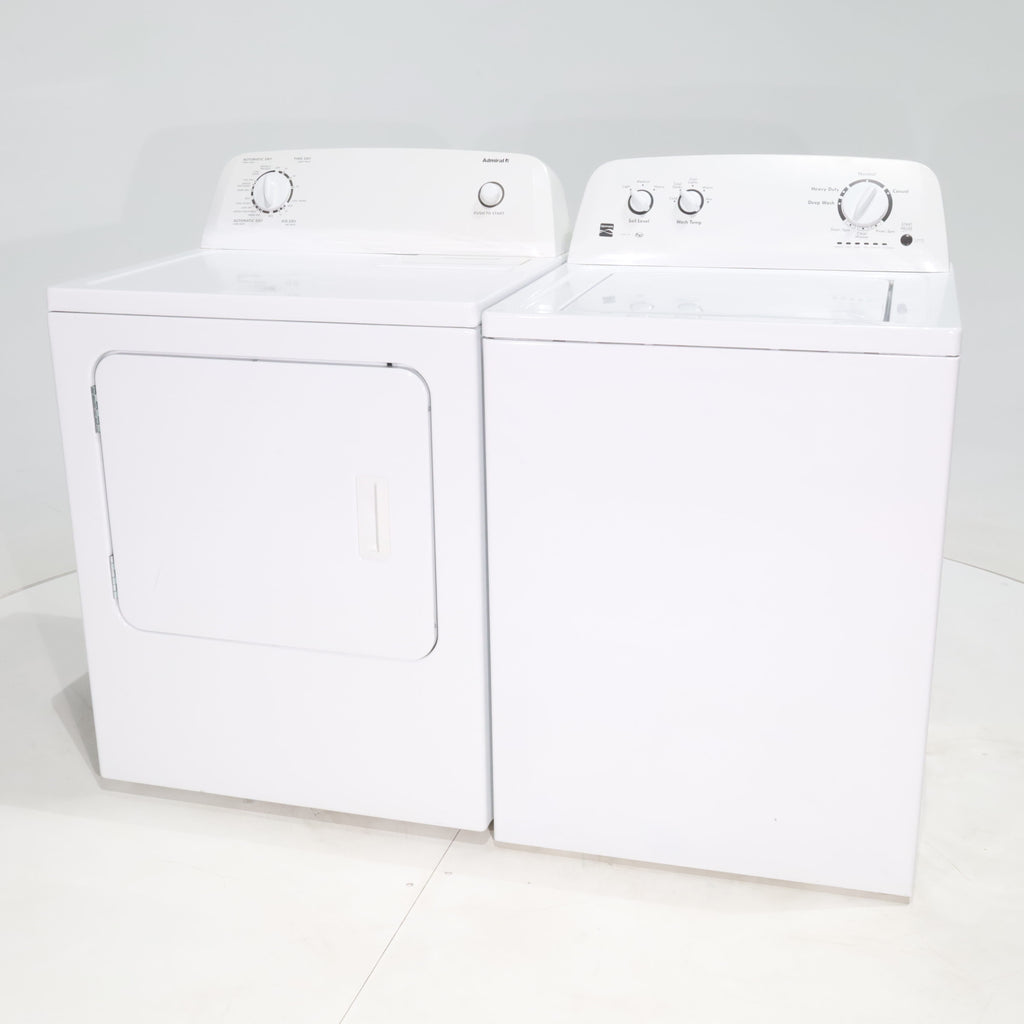 Pictures of HE Kenmore 3.5 cu ft. Top Load Washer with Dual-Action Agitator and 6.5 cu. ft. Electric Dryer with Automatic Dry Cycles - C - Neu Appliance Outlet - Discount Appliance Outlet in Austin, Tx