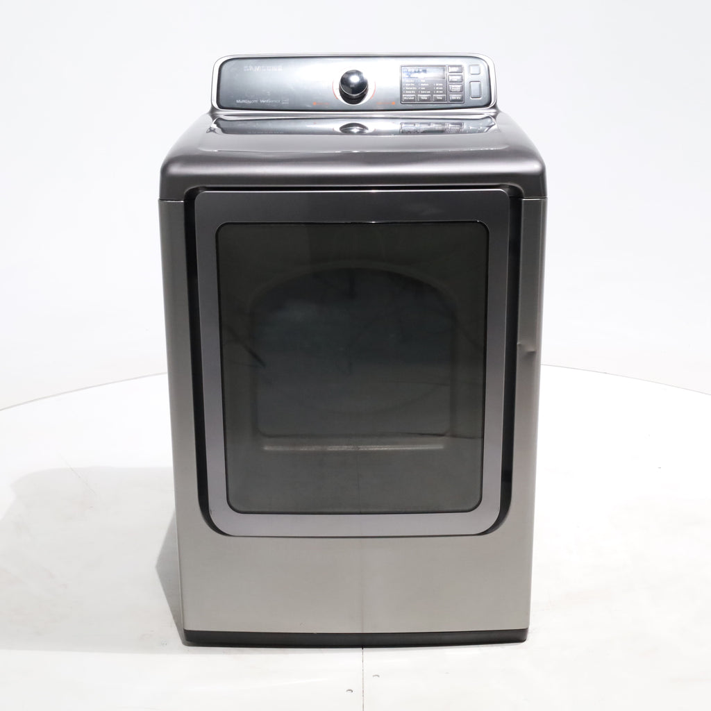 Pictures of Platinum ENERGY STAR Samsung 7.4 cu. ft. Electric Dryer with Steam - Certified Refurbished - Neu Appliance Outlet - Discount Appliance Outlet in Austin, Tx