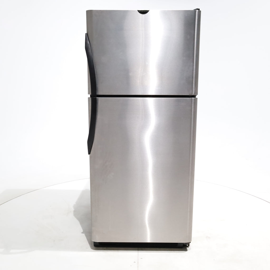 Pictures of Stainless Steel Frigidaire 21 cu. ft. Top Freezer Refrigerator with Ice Maker - Certified Refurbished - Neu Appliance Outlet - Discount Appliance Outlet in Austin, Tx