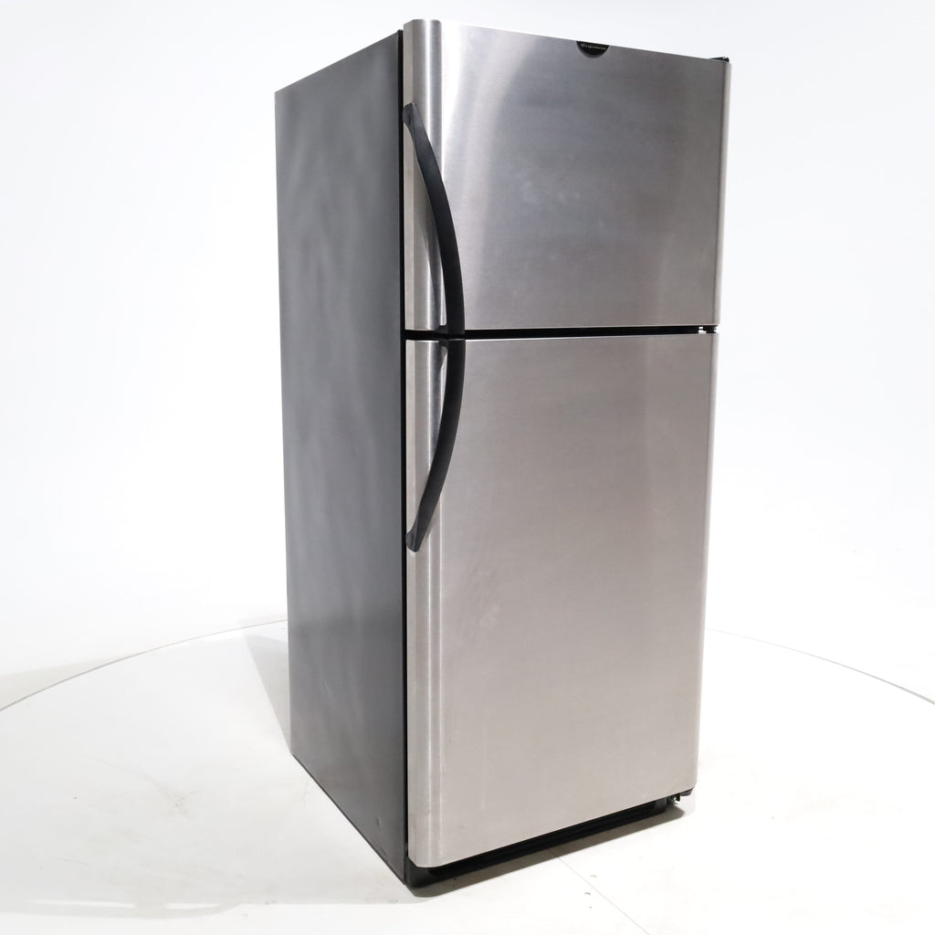 Pictures of Stainless Steel Frigidaire 21 cu. ft. Top Freezer Refrigerator with Ice Maker - Certified Refurbished - Neu Appliance Outlet - Discount Appliance Outlet in Austin, Tx