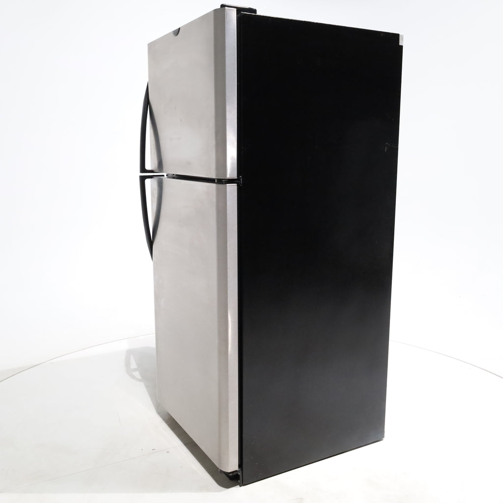 Pictures of Stainless Steel Frigidaire 21 cu. ft. Top Freezer Refrigerator with Ice Maker - Certified Refurbished - Neu Appliance Outlet - Discount Appliance Outlet in Austin, Tx