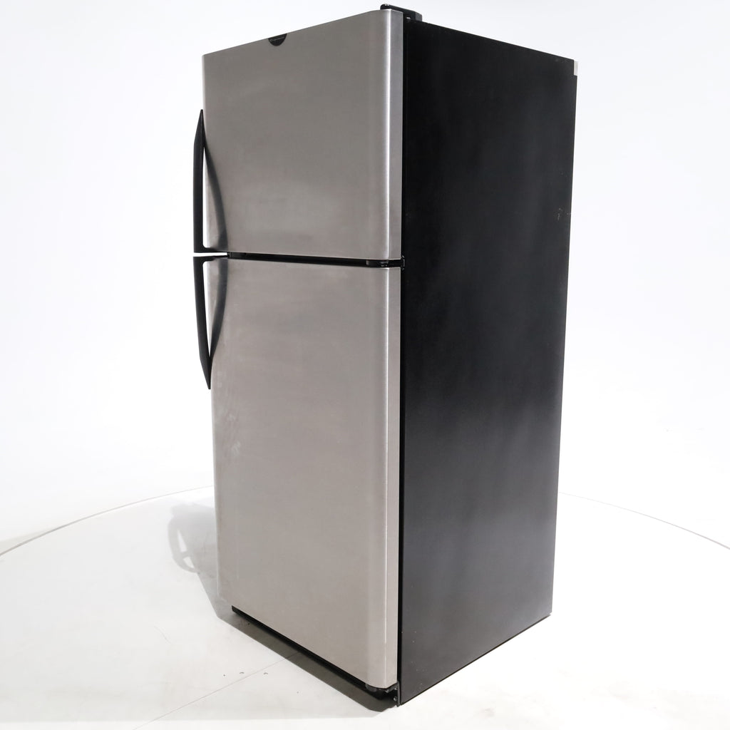 Pictures of Stainless Steel Frigidaire 21 cu. ft. Top Freezer Refrigerator with Ice Maker - Certified Refurbished - Neu Appliance Outlet - Discount Appliance Outlet in Austin, Tx