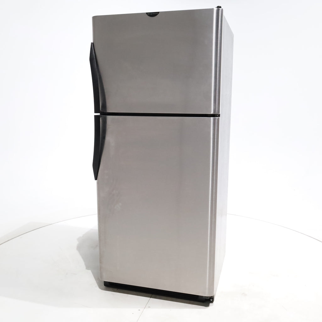 Pictures of Stainless Steel Frigidaire 21 cu. ft. Top Freezer Refrigerator with Ice Maker - Certified Refurbished - Neu Appliance Outlet - Discount Appliance Outlet in Austin, Tx