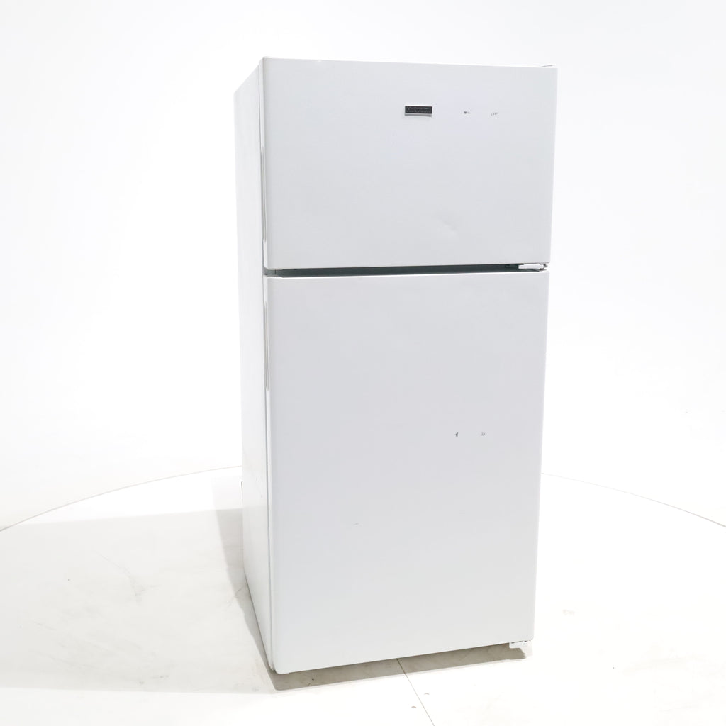 Pictures of White Hotpoint 14.6 cu. ft. Top Freezer Refrigerator with Reversible Door - Certified Refurbished - Neu Appliance Outlet - Discount Appliance Outlet in Austin, Tx