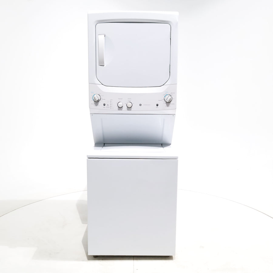 GE 3.2 cu. ft. Washer and 5.9 cu. ft. Electric Dryer Laundry Center with Rotary- Electromagnetic Controls - Certified Refurbished