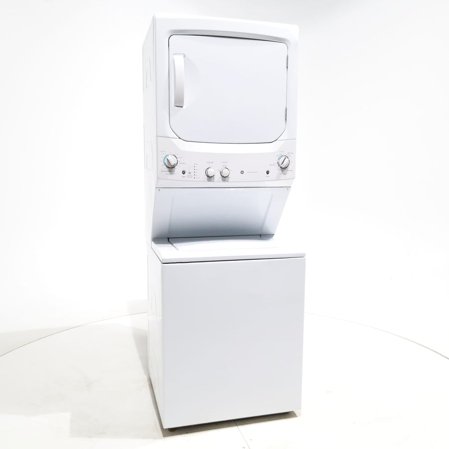 GE 3.2 cu. ft. Washer and 5.9 cu. ft. Electric Dryer Laundry Center with Rotary- Electromagnetic Controls - Certified Refurbished