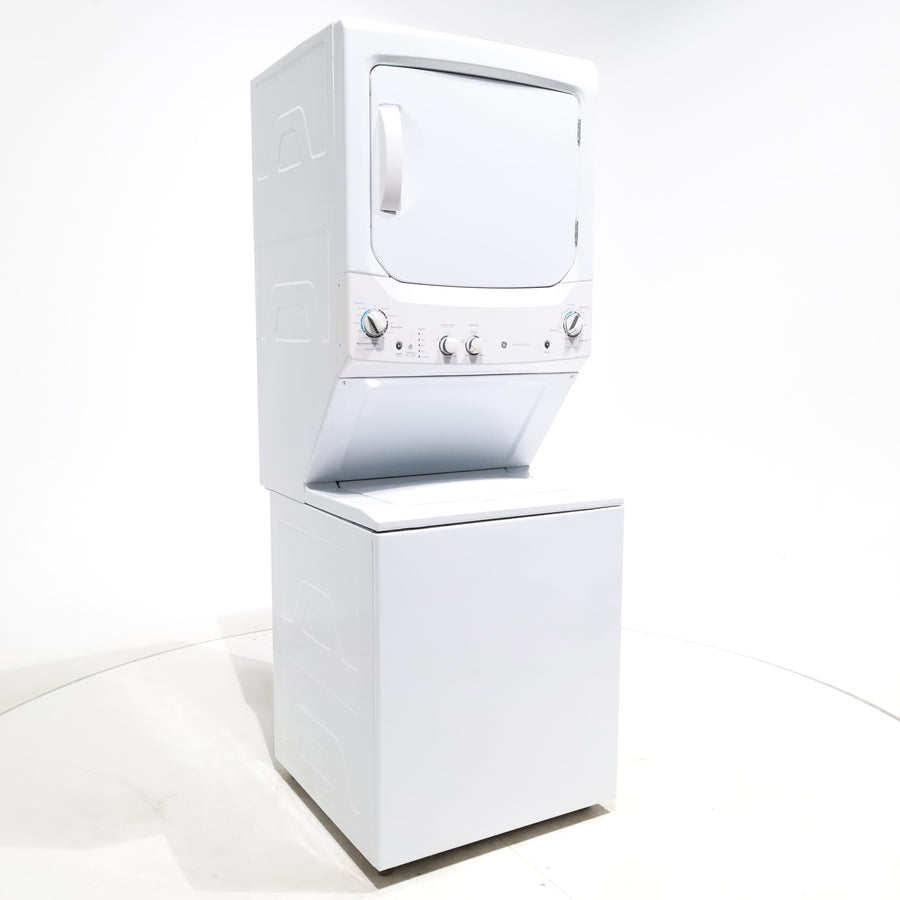 GE 3.2 cu. ft. Washer and 5.9 cu. ft. Electric Dryer Laundry Center with Rotary- Electromagnetic Controls - Certified Refurbished