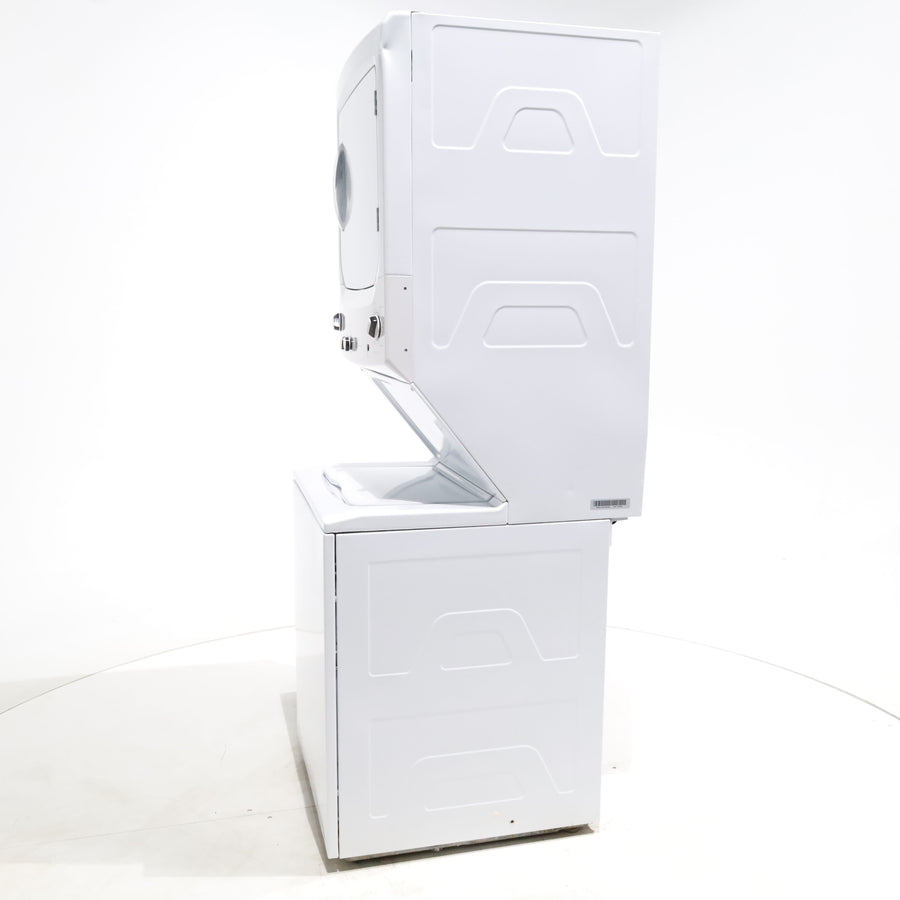GE 3.2 cu. ft. Washer and 5.9 cu. ft. Electric Dryer Laundry Center with Rotary- Electromagnetic Controls - Certified Refurbished