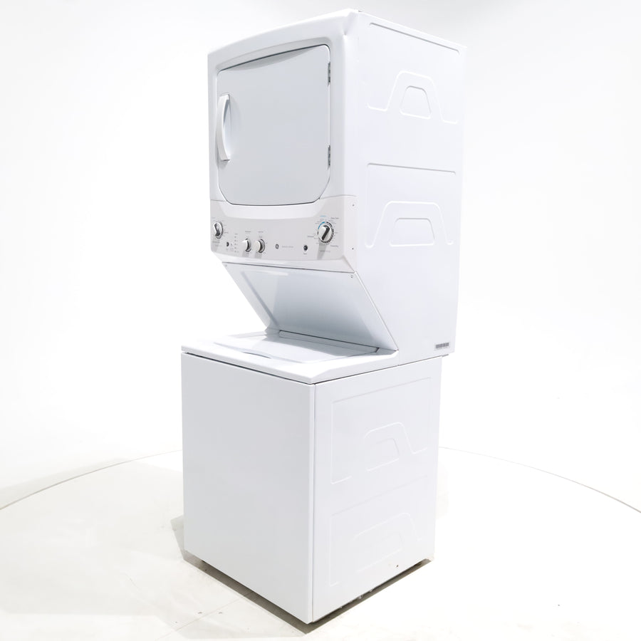 GE 3.2 cu. ft. Washer and 5.9 cu. ft. Electric Dryer Laundry Center with Rotary- Electromagnetic Controls - Certified Refurbished