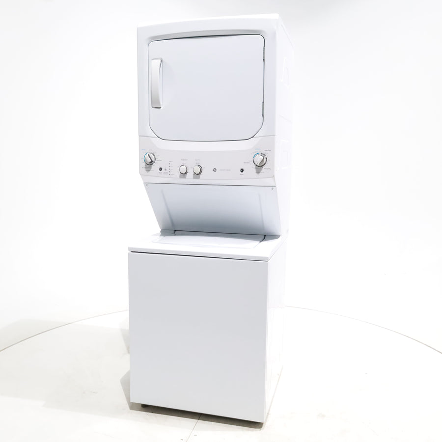 GE 3.2 cu. ft. Washer and 5.9 cu. ft. Electric Dryer Laundry Center with Rotary- Electromagnetic Controls - Certified Refurbished