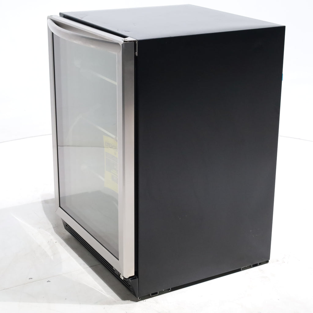 Pictures of 23.44 in. Smudge-Proof Stainless Steel 165-Can Capacity Frigidaire Gallery Beverage Refrigerator with Glass Door - Scratch & Dent - Minor - Neu Appliance Outlet - Discount Appliance Outlet in Austin, Tx