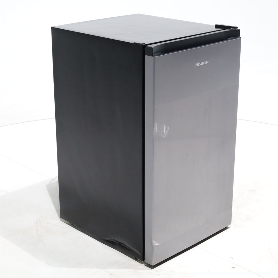 18.7 in. Silver ENERGY STAR Hisense 4.4 cu. ft. Mini Fridge with 2L Beverage Storage - Scratch & Dent - Minor