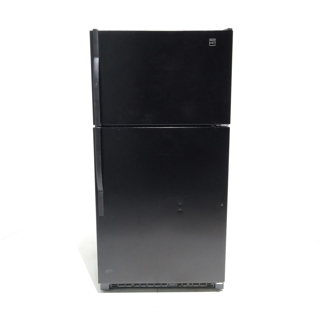 Pictures of Black Kenmore 18 cu. ft. Top Freezer Refrigerator with Ice Maker - Certified Refurbished - Neu Appliance Outlet - Discount Appliance Outlet in Austin, Tx