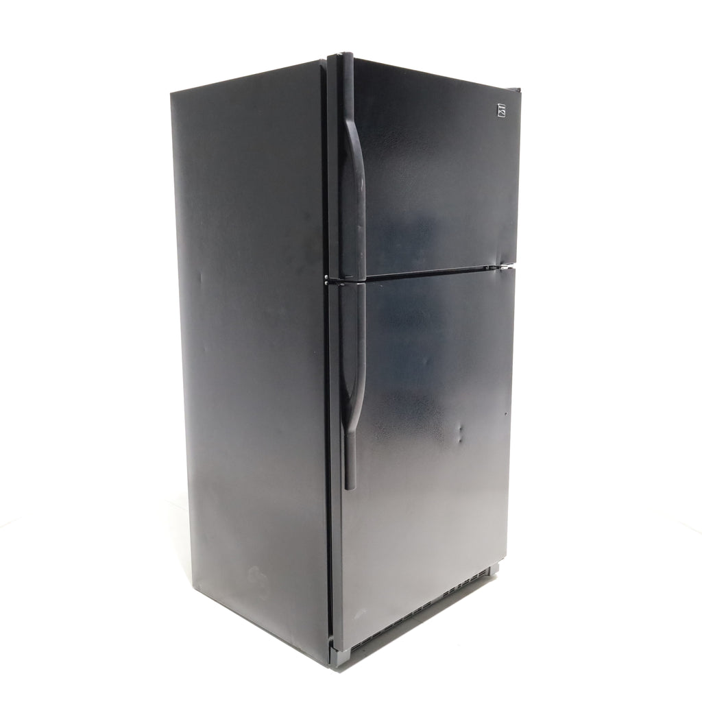 Pictures of Black Kenmore 18 cu. ft. Top Freezer Refrigerator with Ice Maker - Certified Refurbished - Neu Appliance Outlet - Discount Appliance Outlet in Austin, Tx