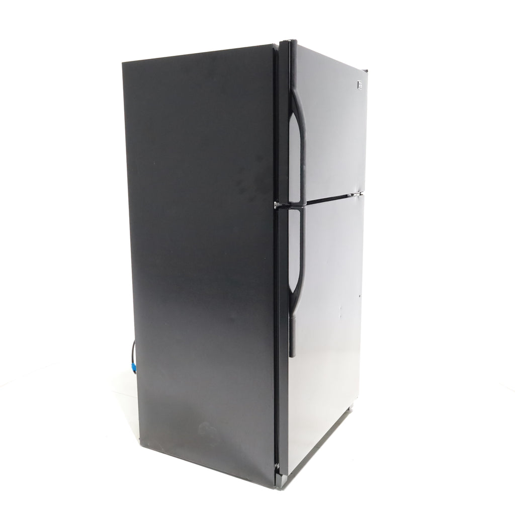 Pictures of Black Kenmore 18 cu. ft. Top Freezer Refrigerator with Ice Maker - Certified Refurbished - Neu Appliance Outlet - Discount Appliance Outlet in Austin, Tx