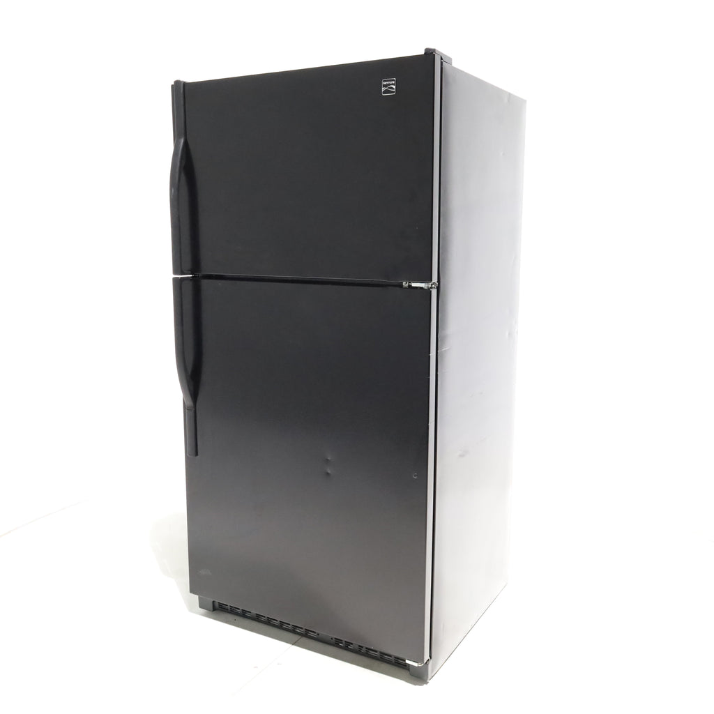 Pictures of Black Kenmore 18 cu. ft. Top Freezer Refrigerator with Ice Maker - Certified Refurbished - Neu Appliance Outlet - Discount Appliance Outlet in Austin, Tx