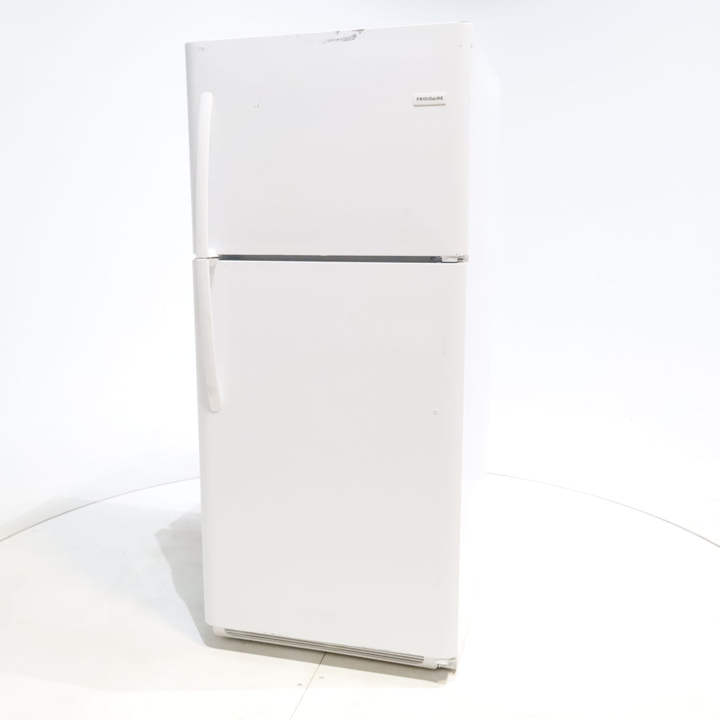 Pictures of 30 in. Wide White Frigidaire 20.4 cu. ft. Top Freezer Refrigerator with Reversible Doors - Certified Refurbished - Neu Appliance Outlet - Discount Appliance Outlet in Austin, Tx