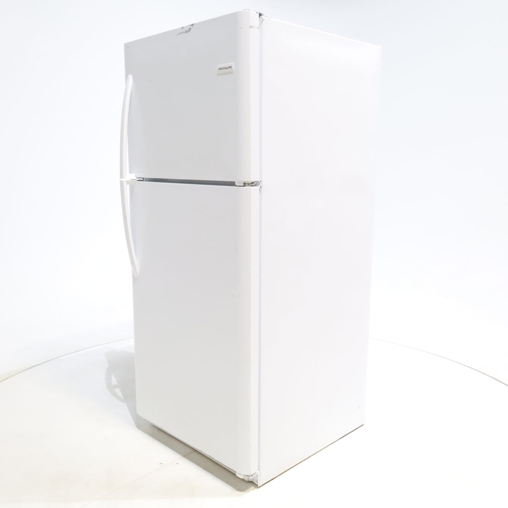 Pictures of 30 in. Wide White Frigidaire 20.4 cu. ft. Top Freezer Refrigerator with Reversible Doors - Certified Refurbished - Neu Appliance Outlet - Discount Appliance Outlet in Austin, Tx