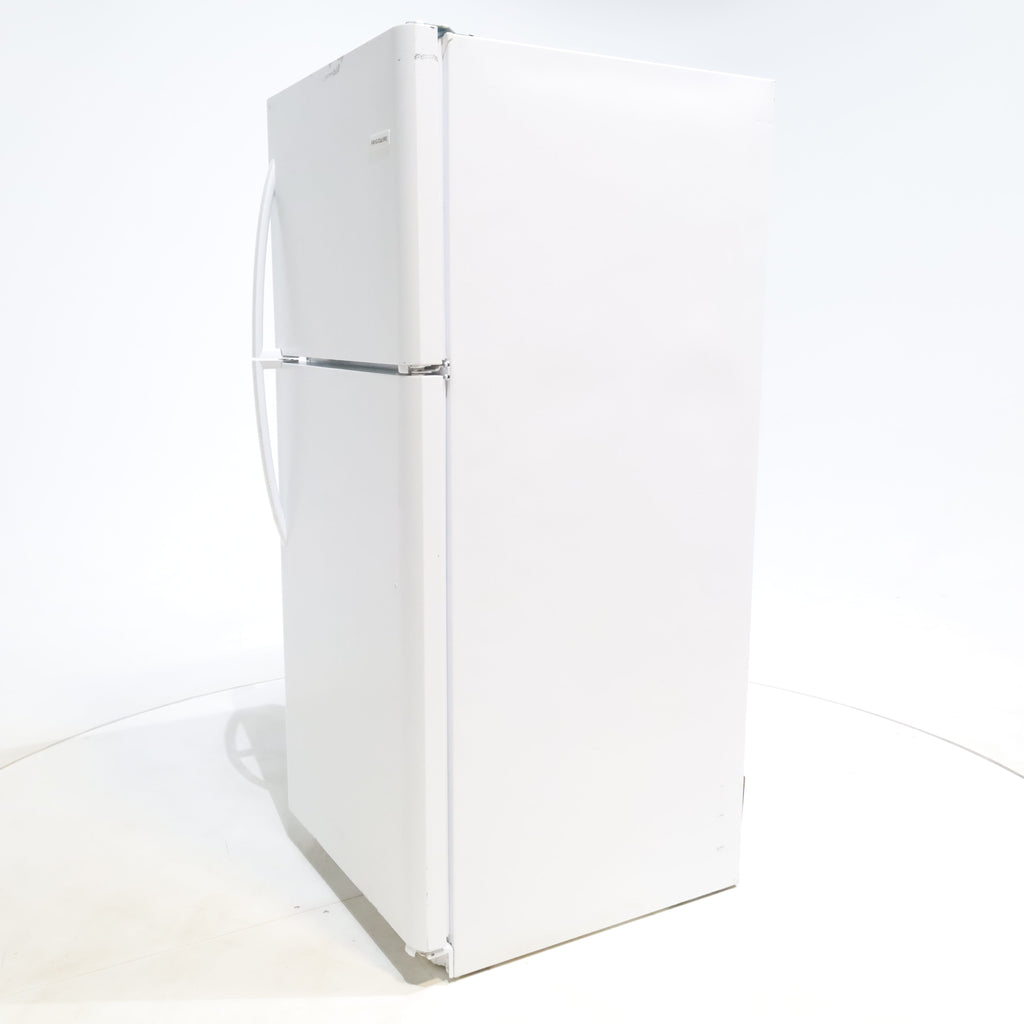 Pictures of 30 in. Wide White Frigidaire 20.4 cu. ft. Top Freezer Refrigerator with Reversible Doors - Certified Refurbished - Neu Appliance Outlet - Discount Appliance Outlet in Austin, Tx