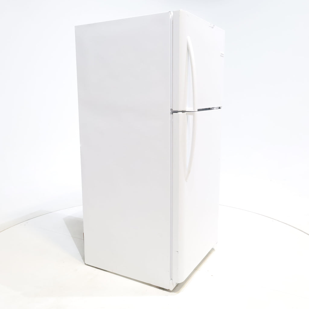 Pictures of 30 in. Wide White Frigidaire 20.4 cu. ft. Top Freezer Refrigerator with Reversible Doors - Certified Refurbished - Neu Appliance Outlet - Discount Appliance Outlet in Austin, Tx