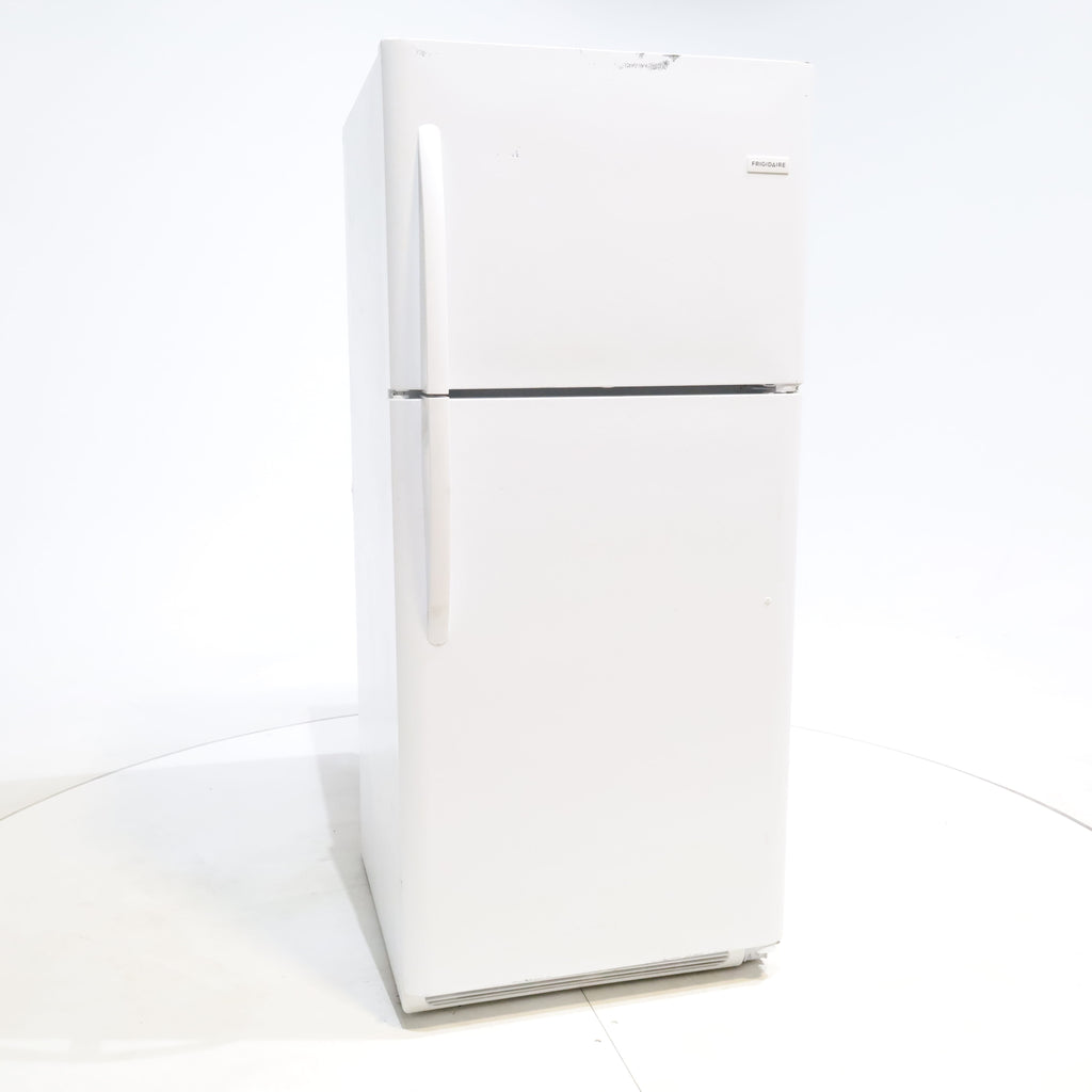 Pictures of 30 in. Wide White Frigidaire 20.4 cu. ft. Top Freezer Refrigerator with Reversible Doors - Certified Refurbished - Neu Appliance Outlet - Discount Appliance Outlet in Austin, Tx