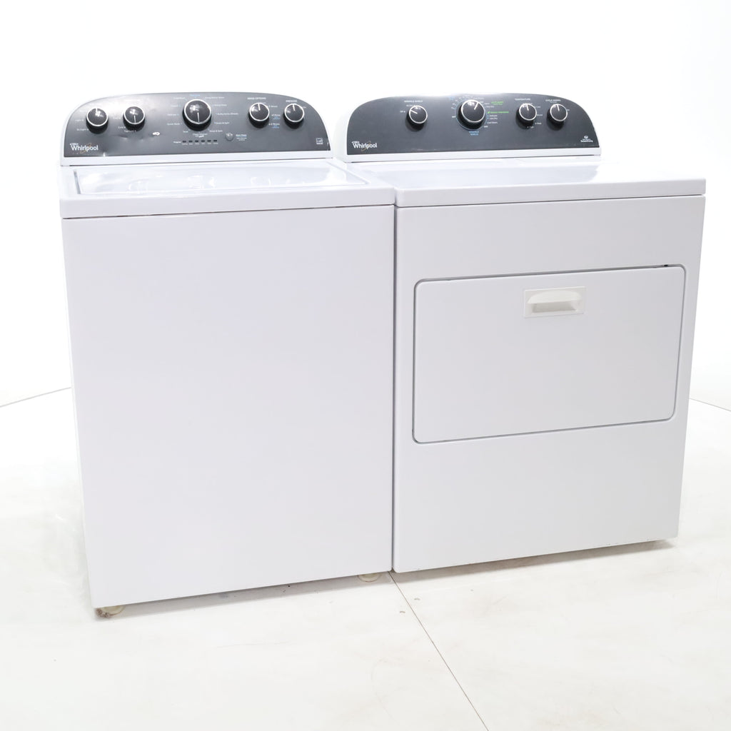 Pictures of ENERGY STAR 3.8 cu ft Whirlpool Top Load Washing Machine with Low-Profile Impeller and ENERGY STAR 7.0 cu ft Whirlpool Electric Dryer - Certified Refurbished - Neu Appliance Outlet - Discount Appliance Outlet in Austin, Tx