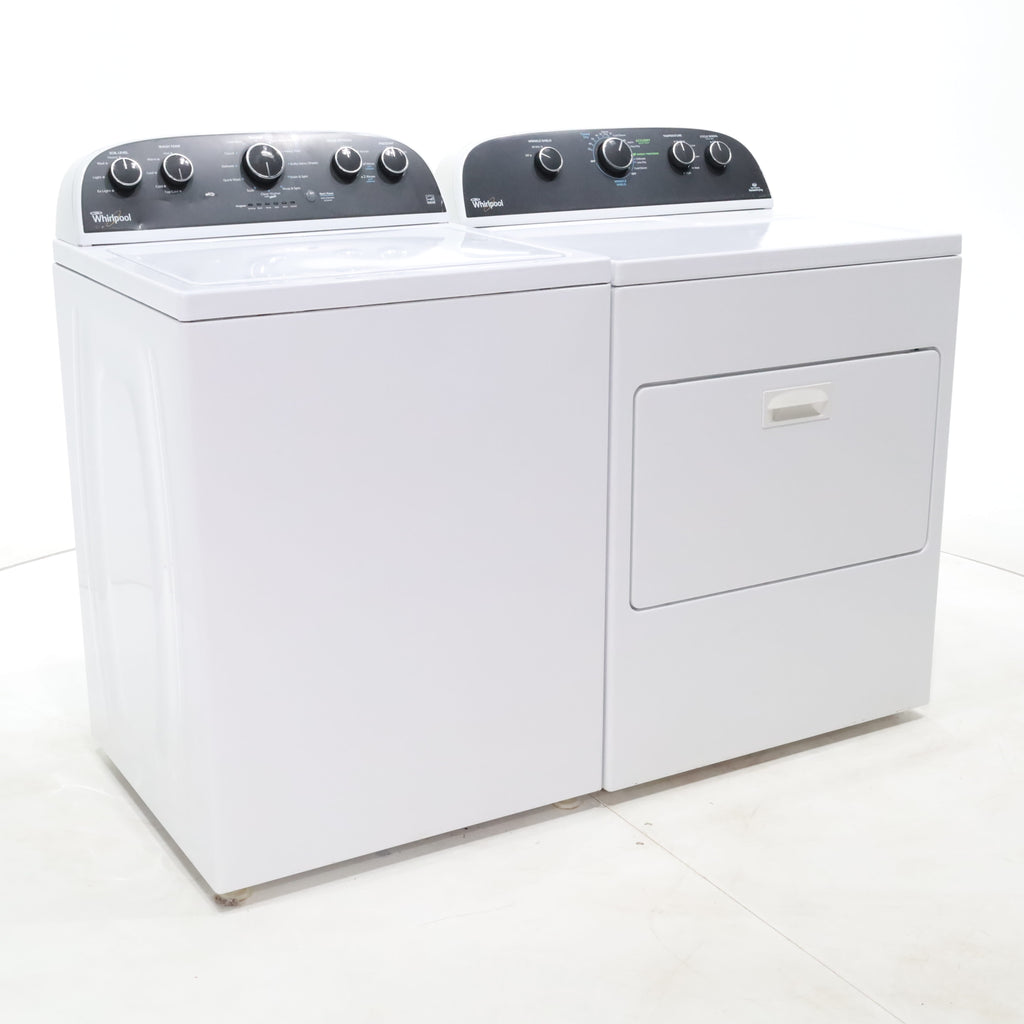 Pictures of ENERGY STAR 3.8 cu ft Whirlpool Top Load Washing Machine with Low-Profile Impeller and ENERGY STAR 7.0 cu ft Whirlpool Electric Dryer - Certified Refurbished - Neu Appliance Outlet - Discount Appliance Outlet in Austin, Tx