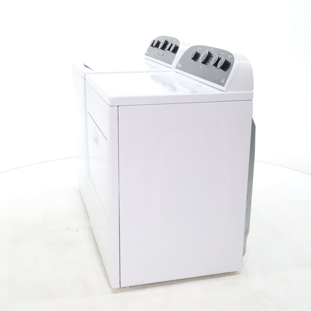 Pictures of ENERGY STAR 3.8 cu ft Whirlpool Top Load Washing Machine with Low-Profile Impeller and ENERGY STAR 7.0 cu ft Whirlpool Electric Dryer - Certified Refurbished - Neu Appliance Outlet - Discount Appliance Outlet in Austin, Tx