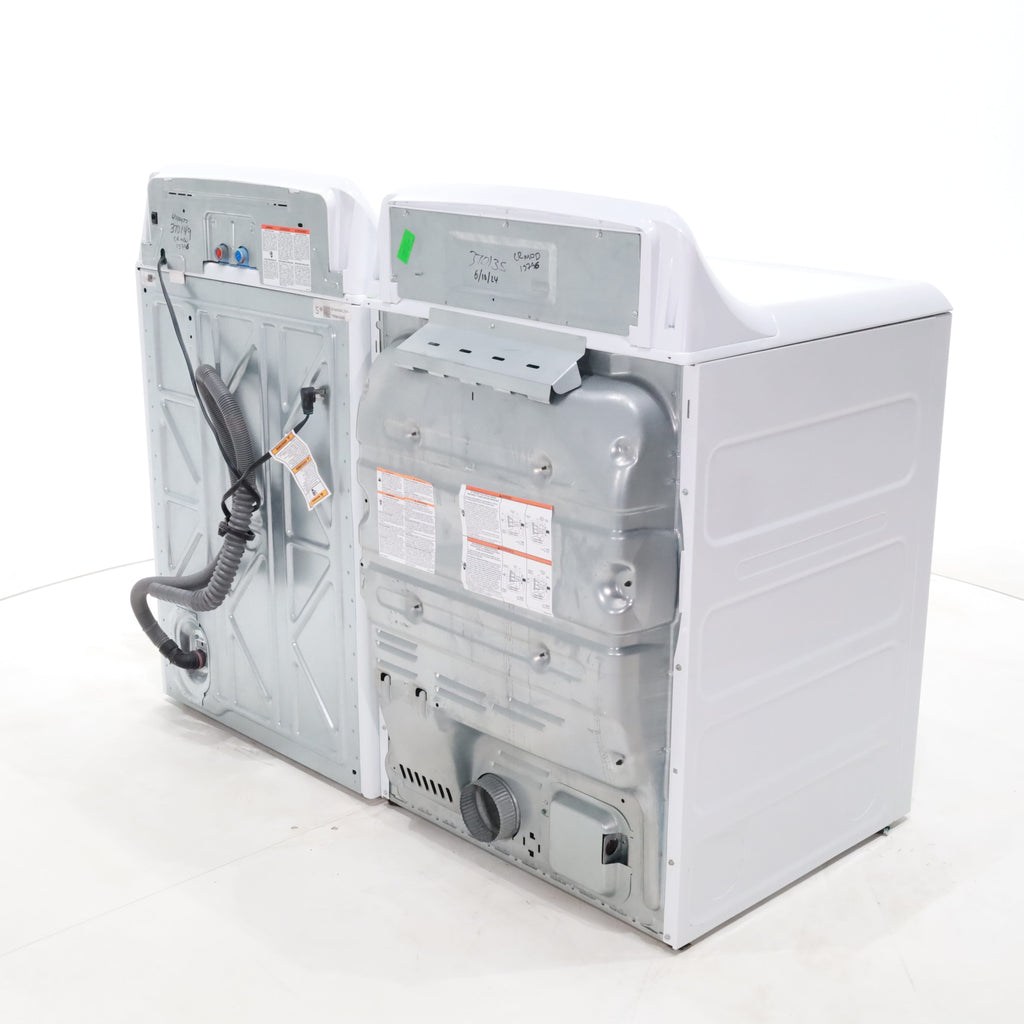 Pictures of ENERGY STAR GE  4.4 cu. ft. Top Load Washing Machine with Infusor Wash System and 7.2 cu. ft. Electric Dryer with HE Sensor Dry - Certified Refurbished - Neu Appliance Outlet - Discount Appliance Outlet in Austin, Tx