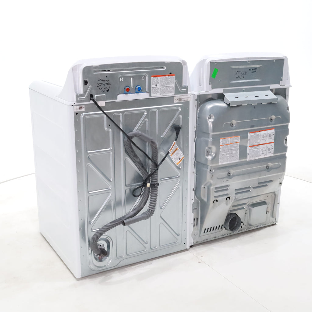 Pictures of ENERGY STAR GE  4.4 cu. ft. Top Load Washing Machine with Infusor Wash System and 7.2 cu. ft. Electric Dryer with HE Sensor Dry - Certified Refurbished - Neu Appliance Outlet - Discount Appliance Outlet in Austin, Tx