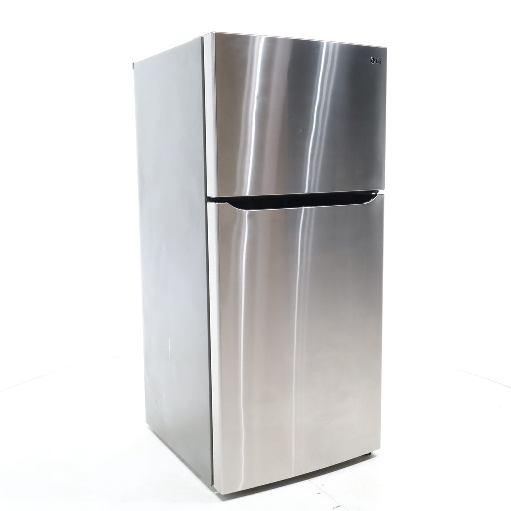 Pictures of 30" Wide Stainless Steel ENERGY STAR LG 20.2 cu. ft. Top Freezer Refrigerator with Reversible Door - Certified Refurbished - Neu Appliance Outlet - Discount Appliance Outlet in Austin, Tx