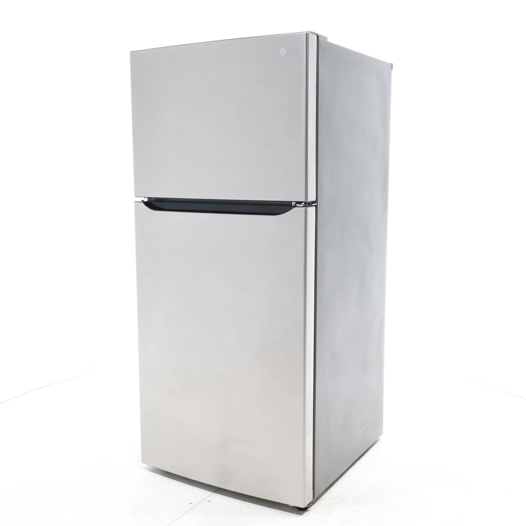 Pictures of 30" Wide Stainless Steel ENERGY STAR LG 20.2 cu. ft. Top Freezer Refrigerator with Reversible Door - Certified Refurbished - Neu Appliance Outlet - Discount Appliance Outlet in Austin, Tx