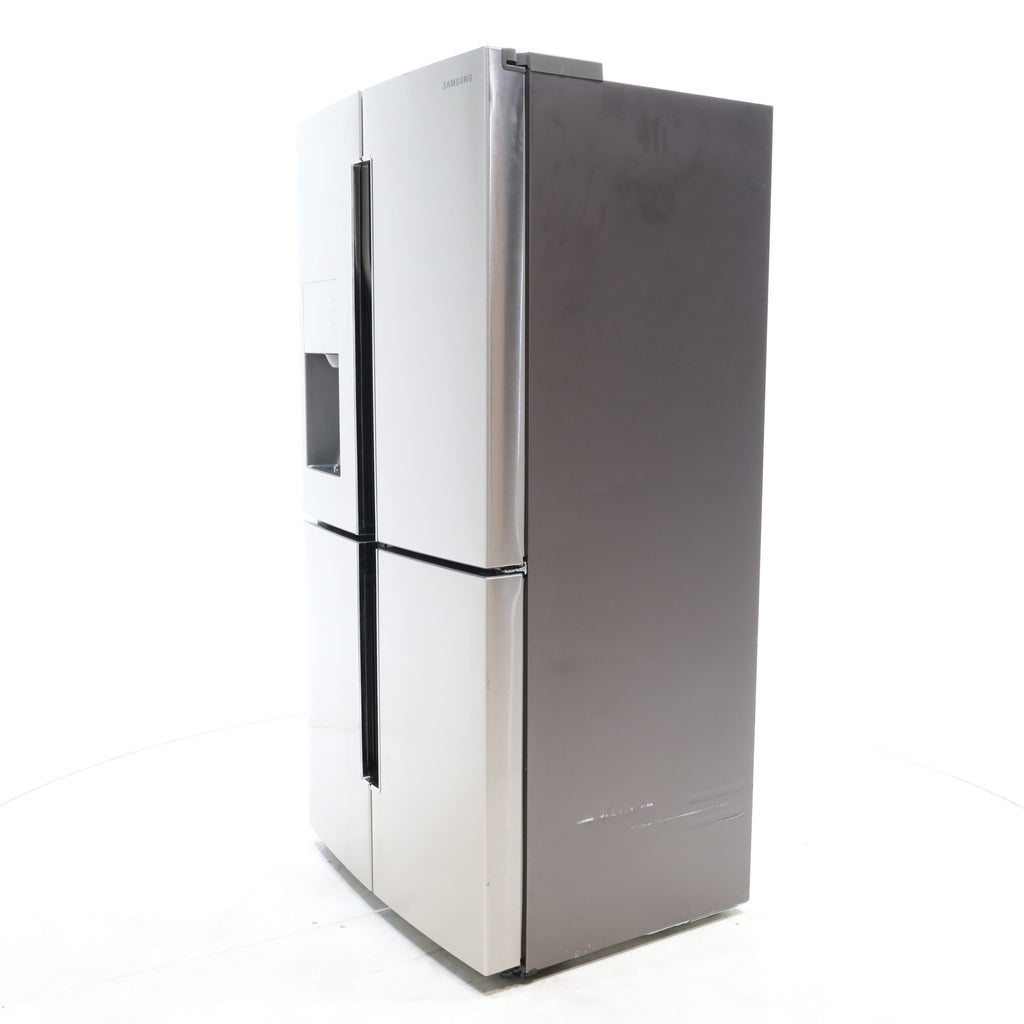 Pictures of Counter Depth Fingerprint-Resistant Stainless Steel ENERGY STAR Samsung 22.5 cu. ft. 4 Door French Door Refrigerator with FlexZone - Certified Refurbished - Neu Appliance Outlet - Discount Appliance Outlet in Austin, Tx