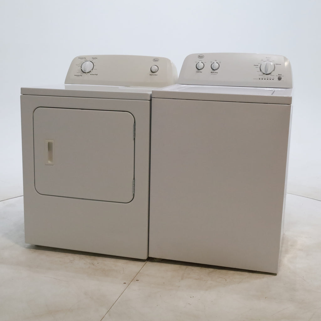 Pictures of Roper 3.6 cu. ft. Top Load Washing Machine with Status Indicator Lights and 6.5 cu ft Electric Dryer with Automatic Dry - Certified Refurbished - Neu Appliance Outlet - Discount Appliance Outlet in Austin, Tx