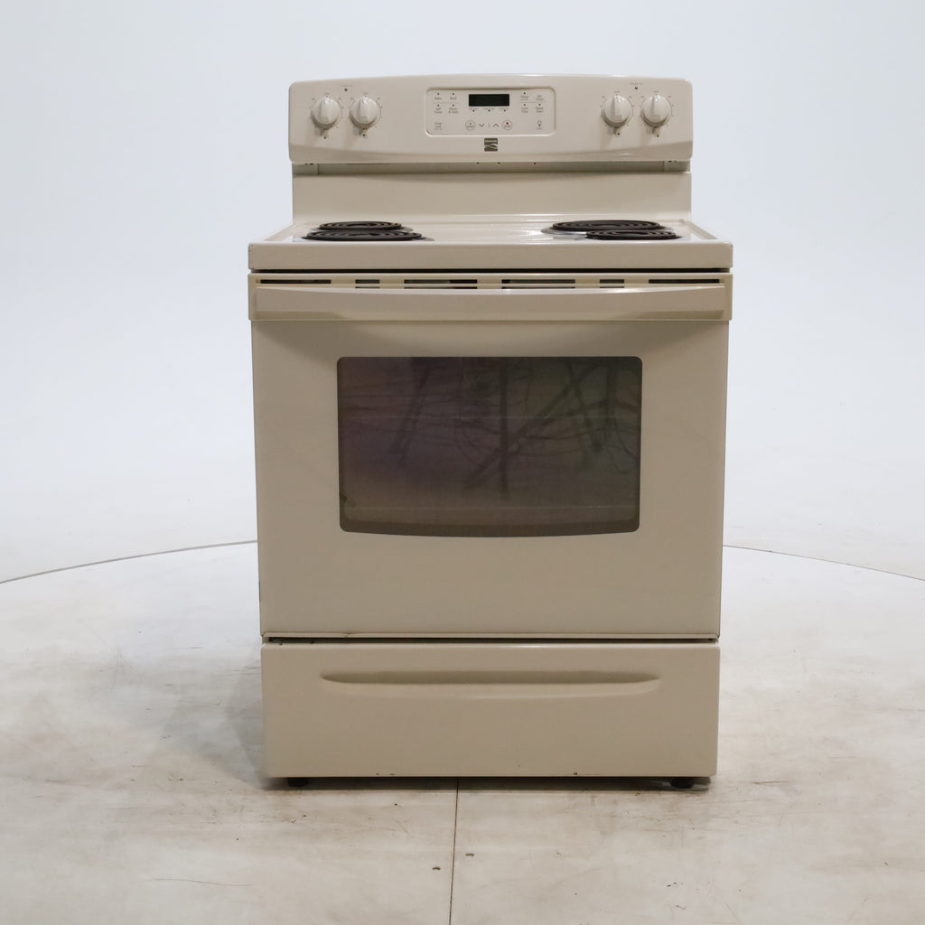 Pictures of Bisque Kenmore 5.3 cu. ft. 4 Heating Element Freestanding Range with Self Cleaning Oven - Certified Refurbished - Neu Appliance Outlet - Discount Appliance Outlet in Austin, Tx