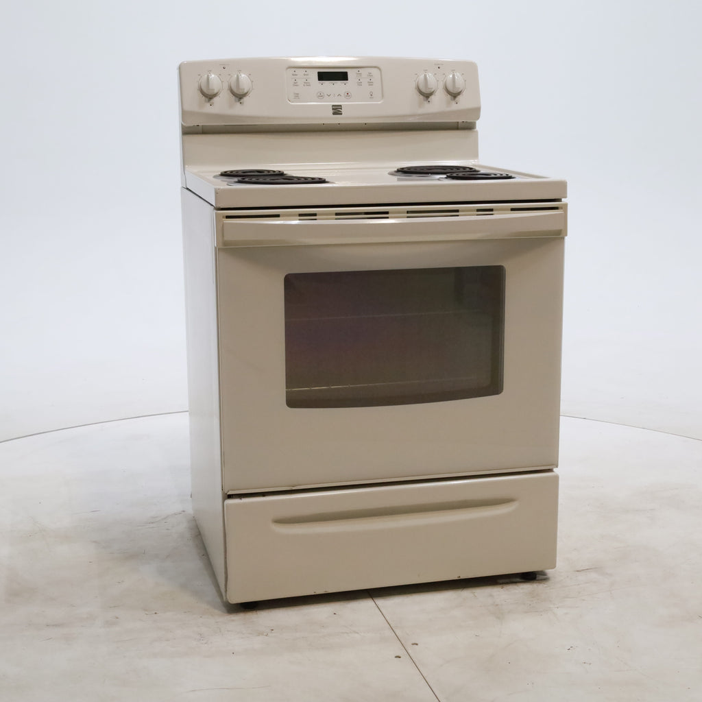 Pictures of Bisque Kenmore 5.3 cu. ft. 4 Heating Element Freestanding Range with Self Cleaning Oven - Certified Refurbished - Neu Appliance Outlet - Discount Appliance Outlet in Austin, Tx