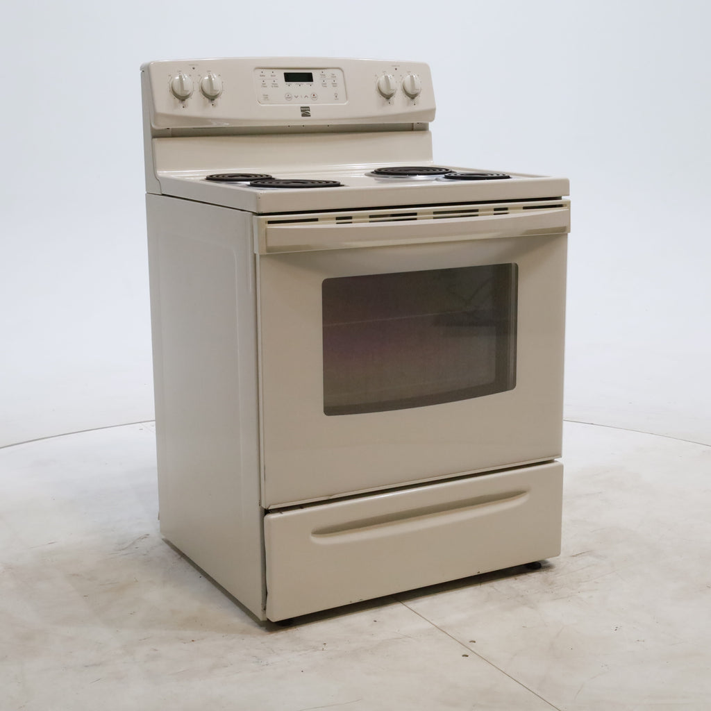 Pictures of Bisque Kenmore 5.3 cu. ft. 4 Heating Element Freestanding Range with Self Cleaning Oven - Certified Refurbished - Neu Appliance Outlet - Discount Appliance Outlet in Austin, Tx