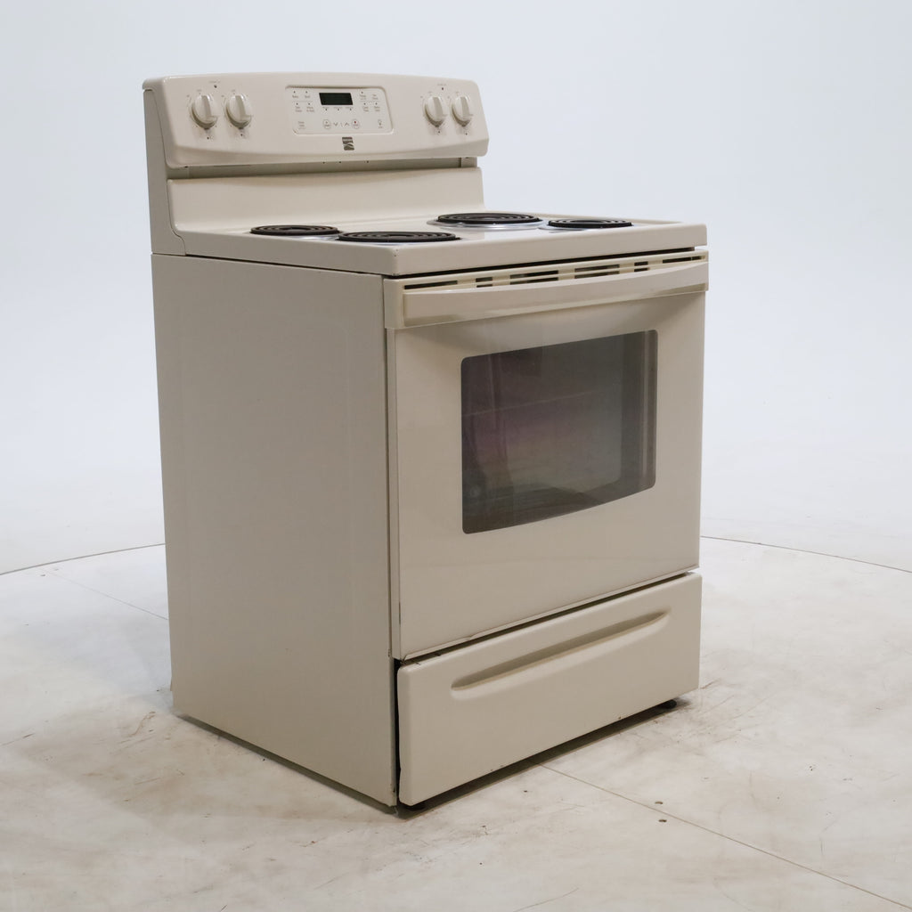 Pictures of Bisque Kenmore 5.3 cu. ft. 4 Heating Element Freestanding Range with Self Cleaning Oven - Certified Refurbished - Neu Appliance Outlet - Discount Appliance Outlet in Austin, Tx