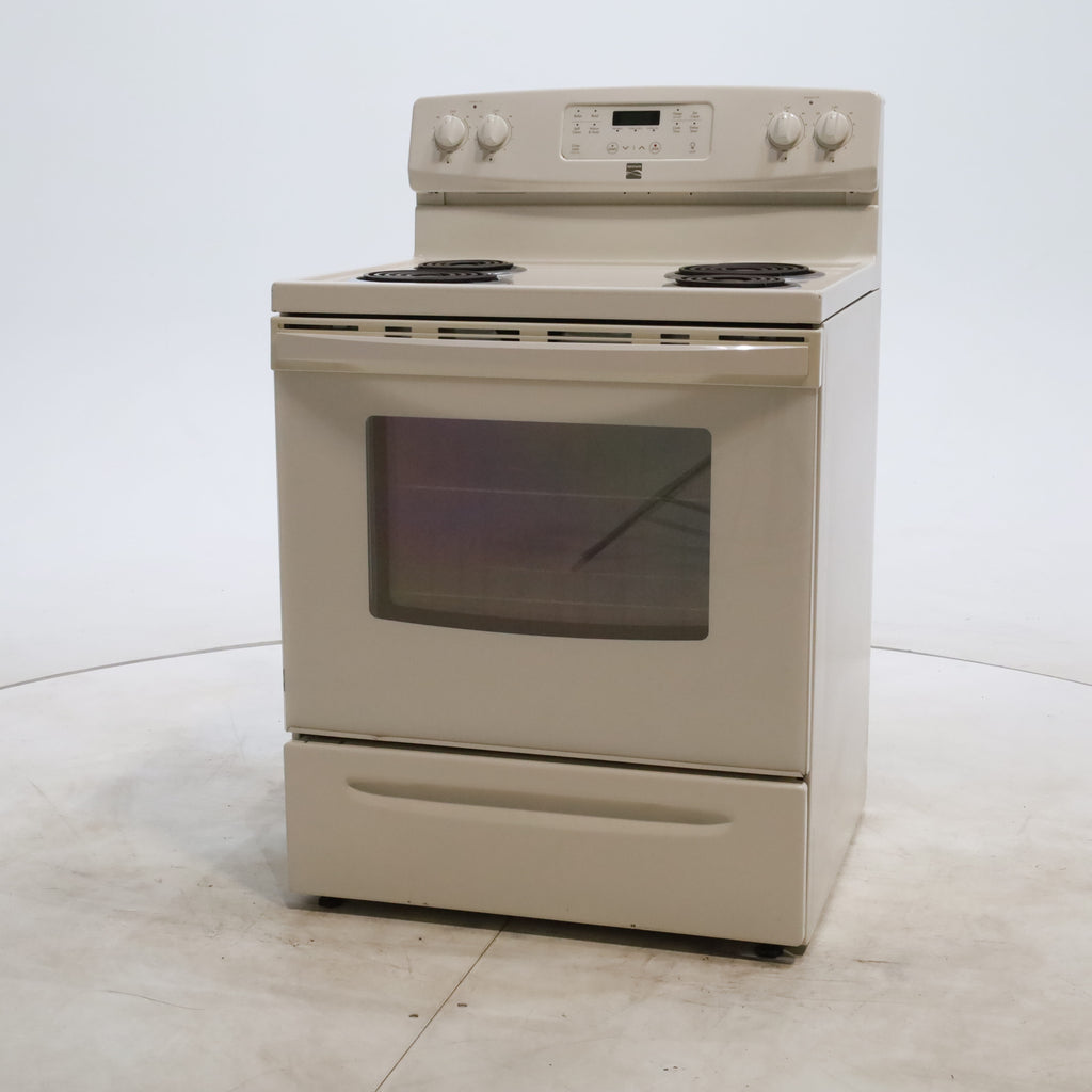 Pictures of Bisque Kenmore 5.3 cu. ft. 4 Heating Element Freestanding Range with Self Cleaning Oven - Certified Refurbished - Neu Appliance Outlet - Discount Appliance Outlet in Austin, Tx