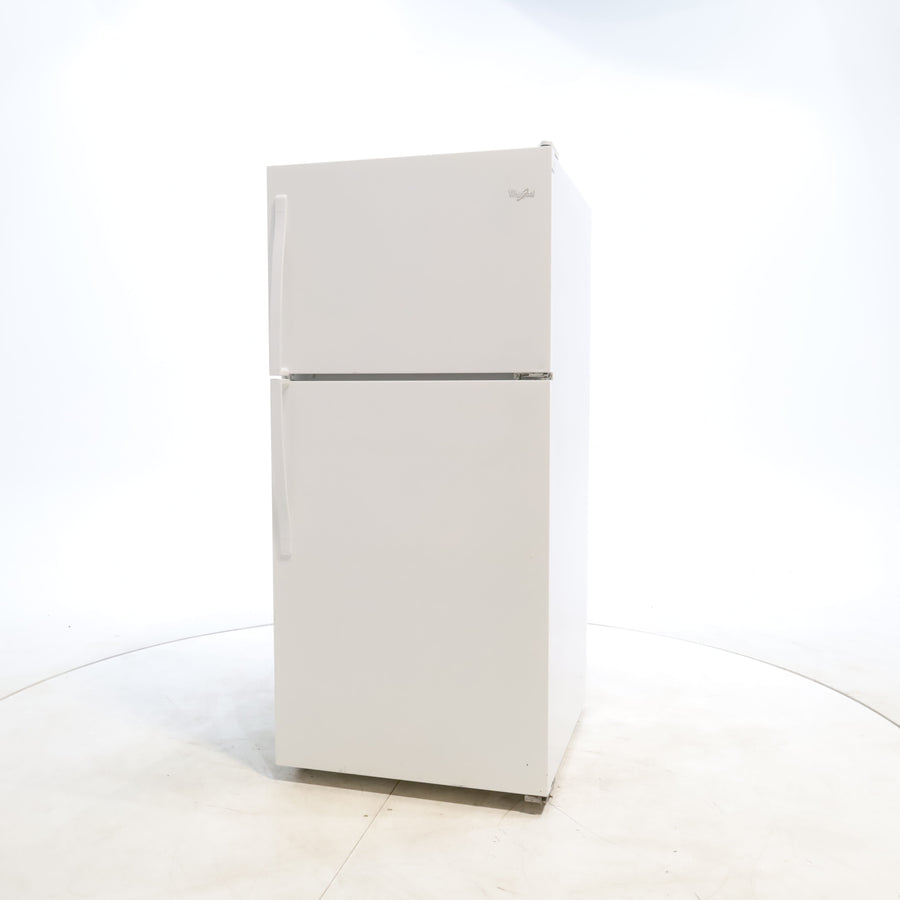 30 in. Wide White Whirlpool 18.2 cu. ft. Top Freezer Refrigerator with Icemaker - Certified Refurbished