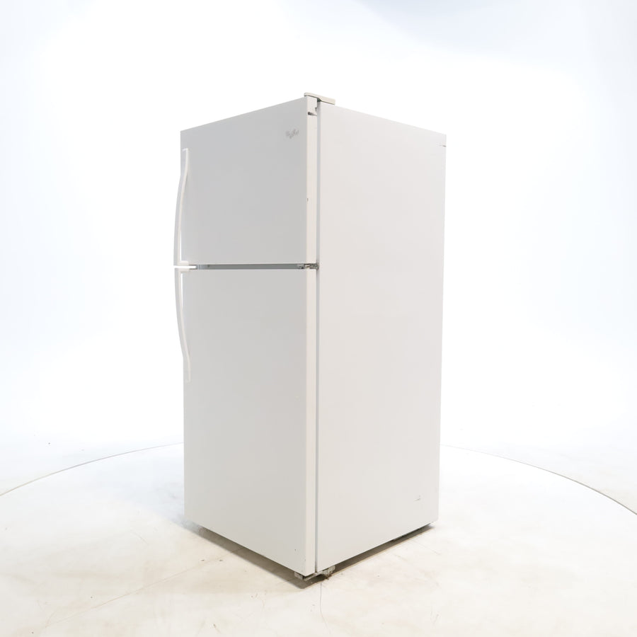 30 in. Wide White Whirlpool 18.2 cu. ft. Top Freezer Refrigerator with Icemaker - Certified Refurbished